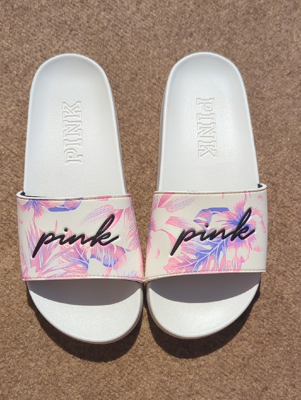 PINK M Floral & Palms Slides